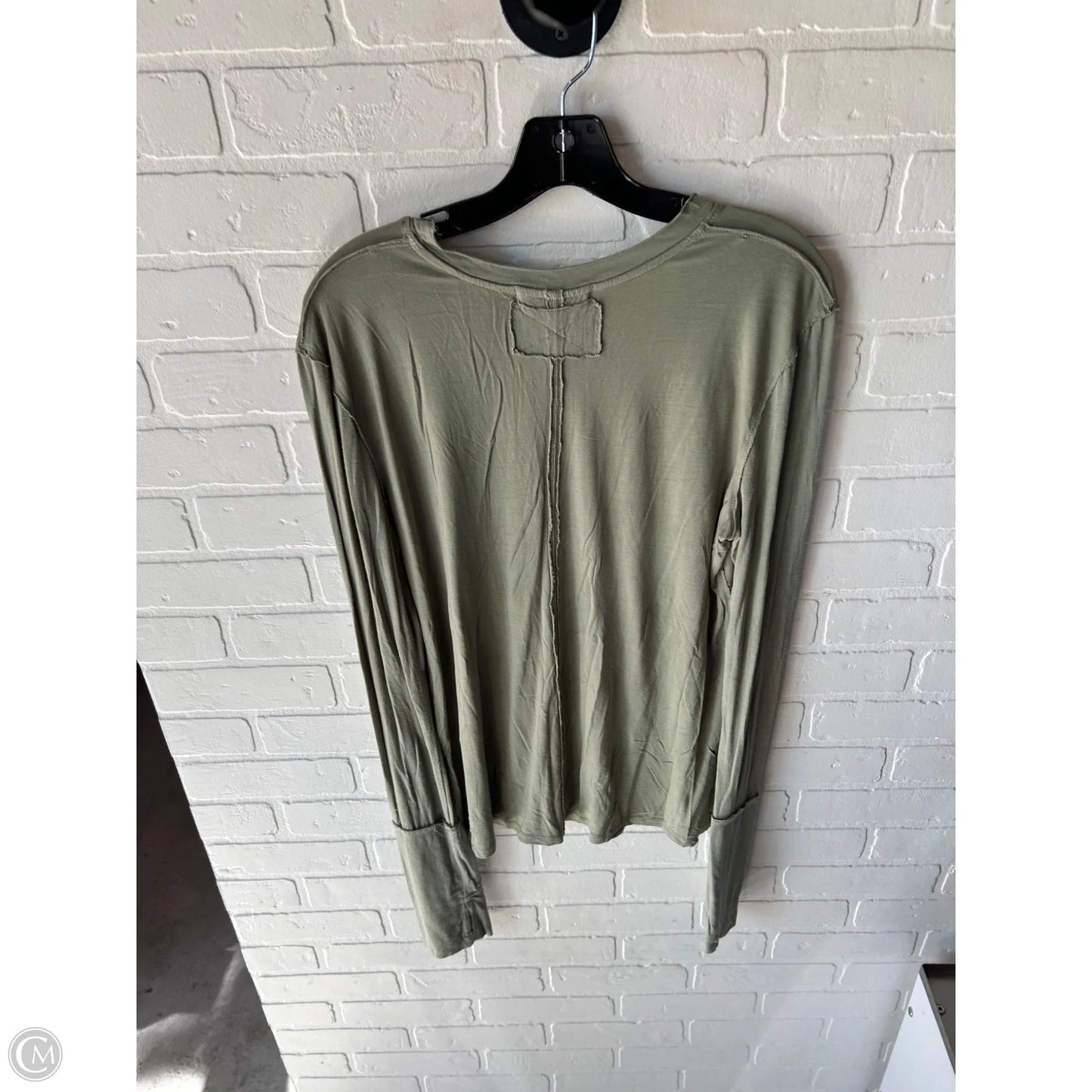 Top Long Sleeve Basic By We The Free In Green, Size: Xl