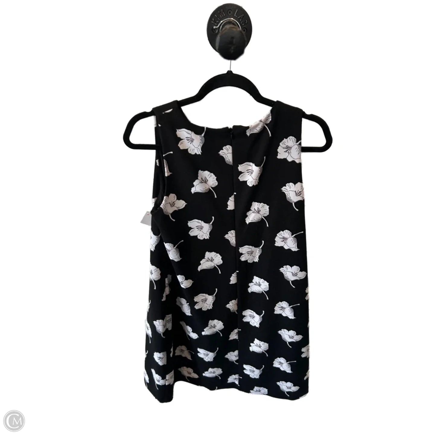 Dress Work By Anne Klein In Black & Grey, Size: M