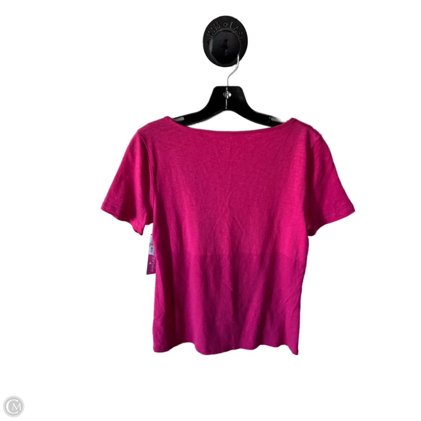 Top Short Sleeve By Talbots In Pink, Size: S