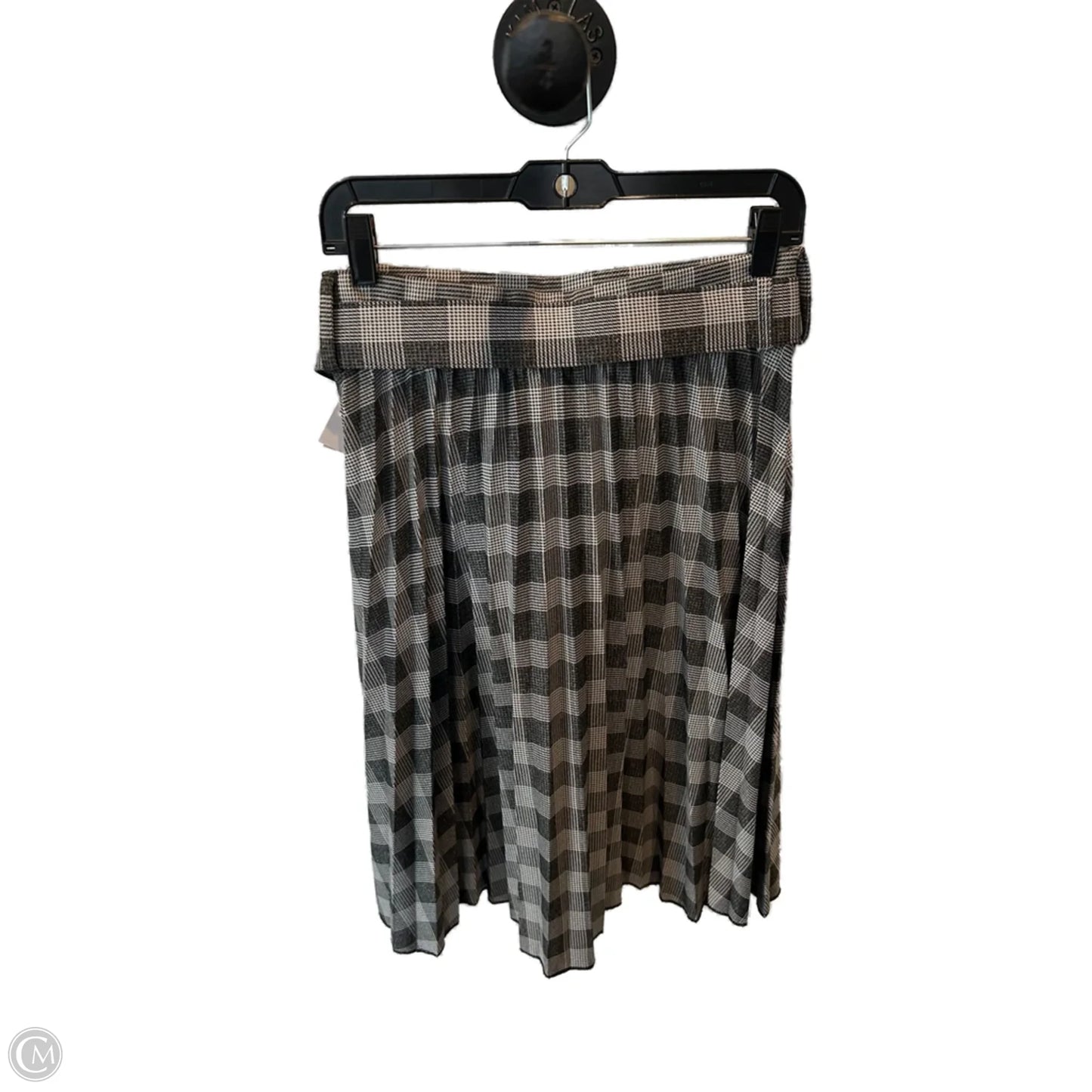 Skirt Midi By Clothes Mentor In Grey, Size: 8