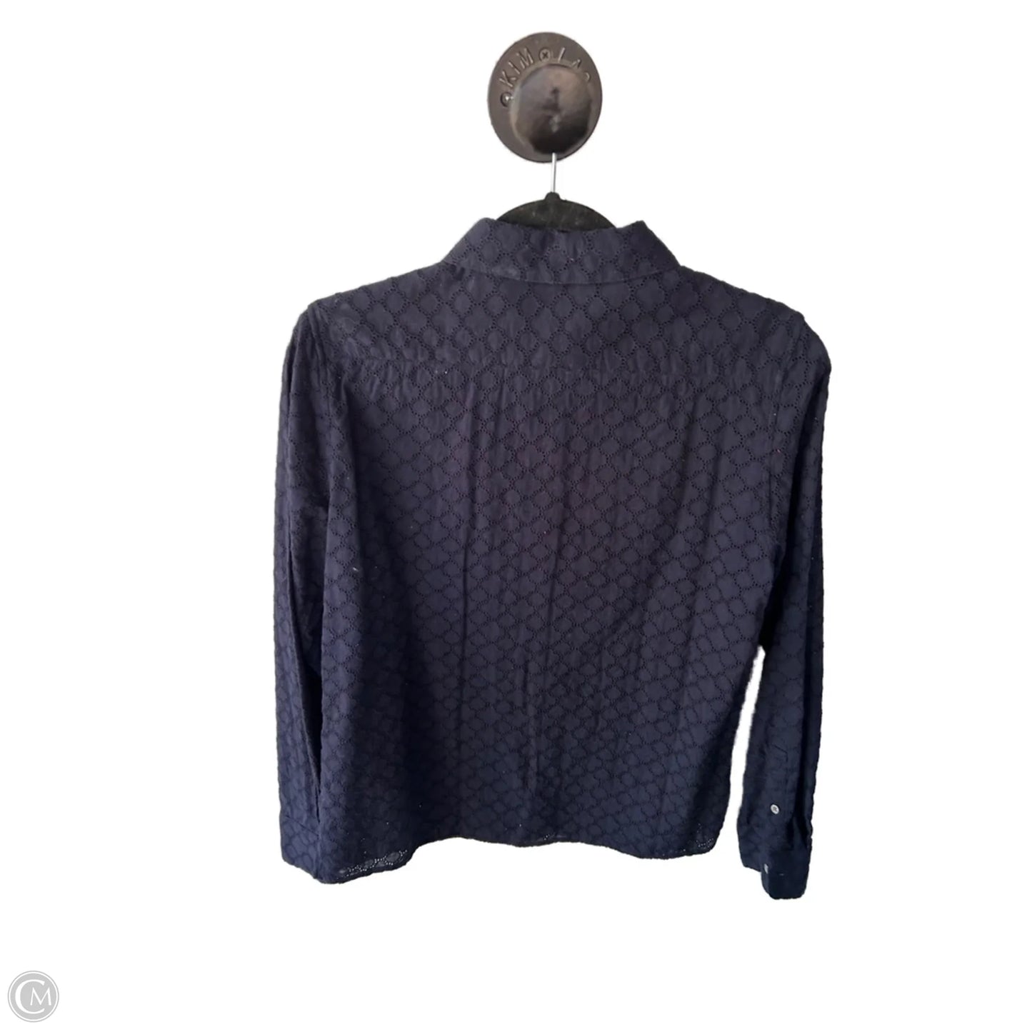 Top Long Sleeve By Talbots In Blue, Size: S