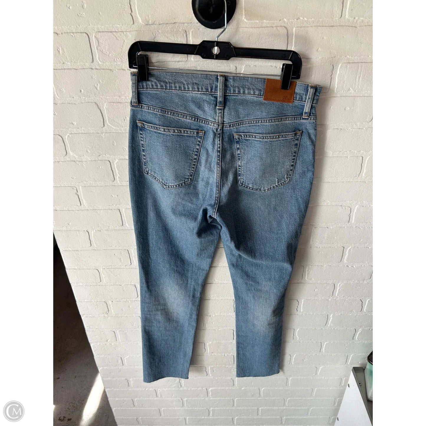 Jeans Straight By J. Crew In Blue Denim, Size: 4l