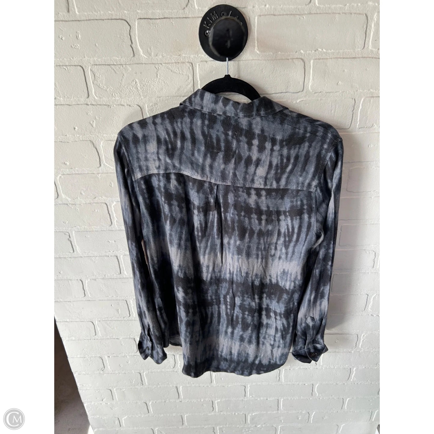 Top Long Sleeve By Rails In Grey, Size: Xs