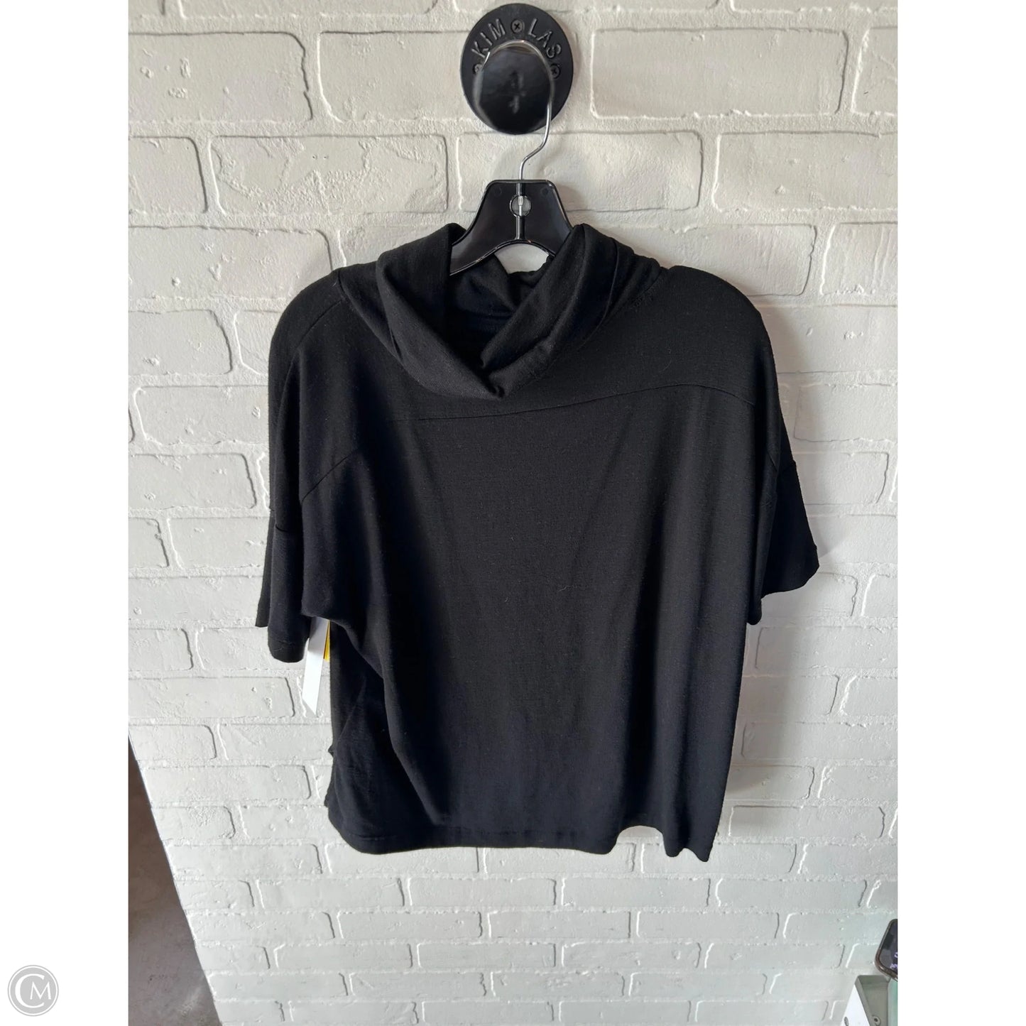 Top Short Sleeve By Rag And Bone In Black, Size: S