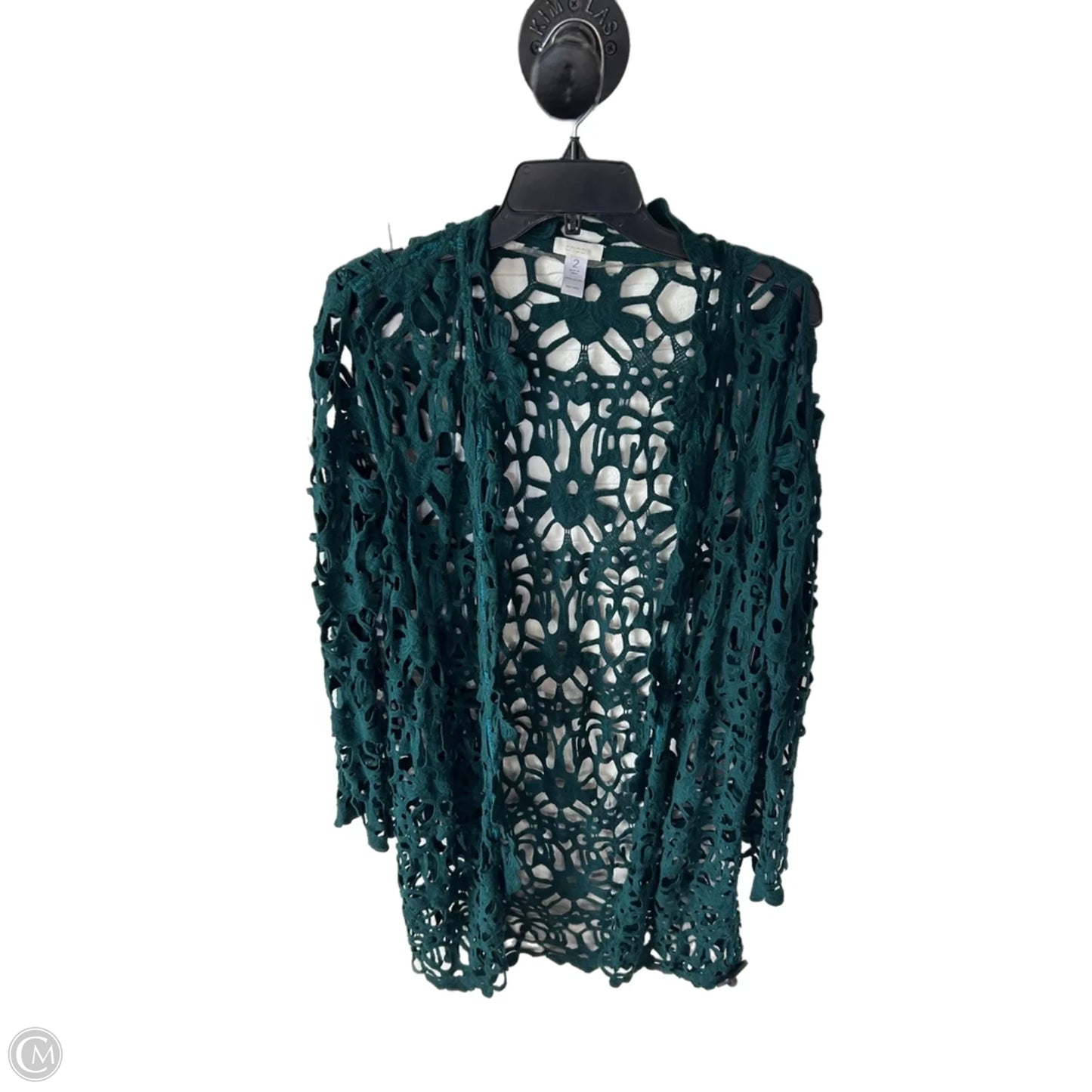 Kimono By Chicos In Green, Size: L