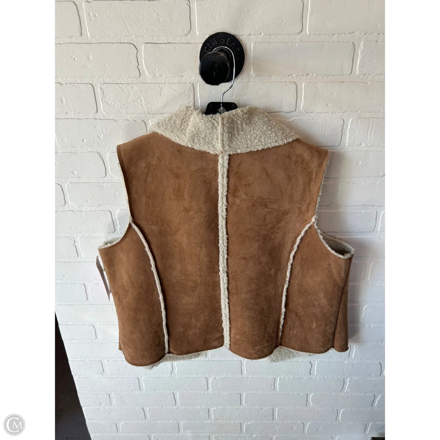 Vest Faux Fur & Sherpa By Old Navy In Brown, Size: Xl