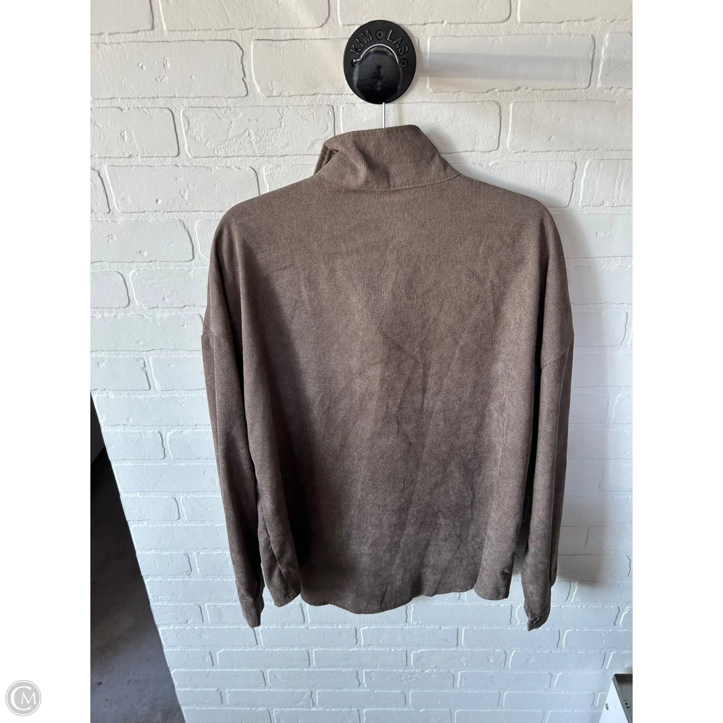 Jacket Shirt By Cmf In Brown, Size: Xl