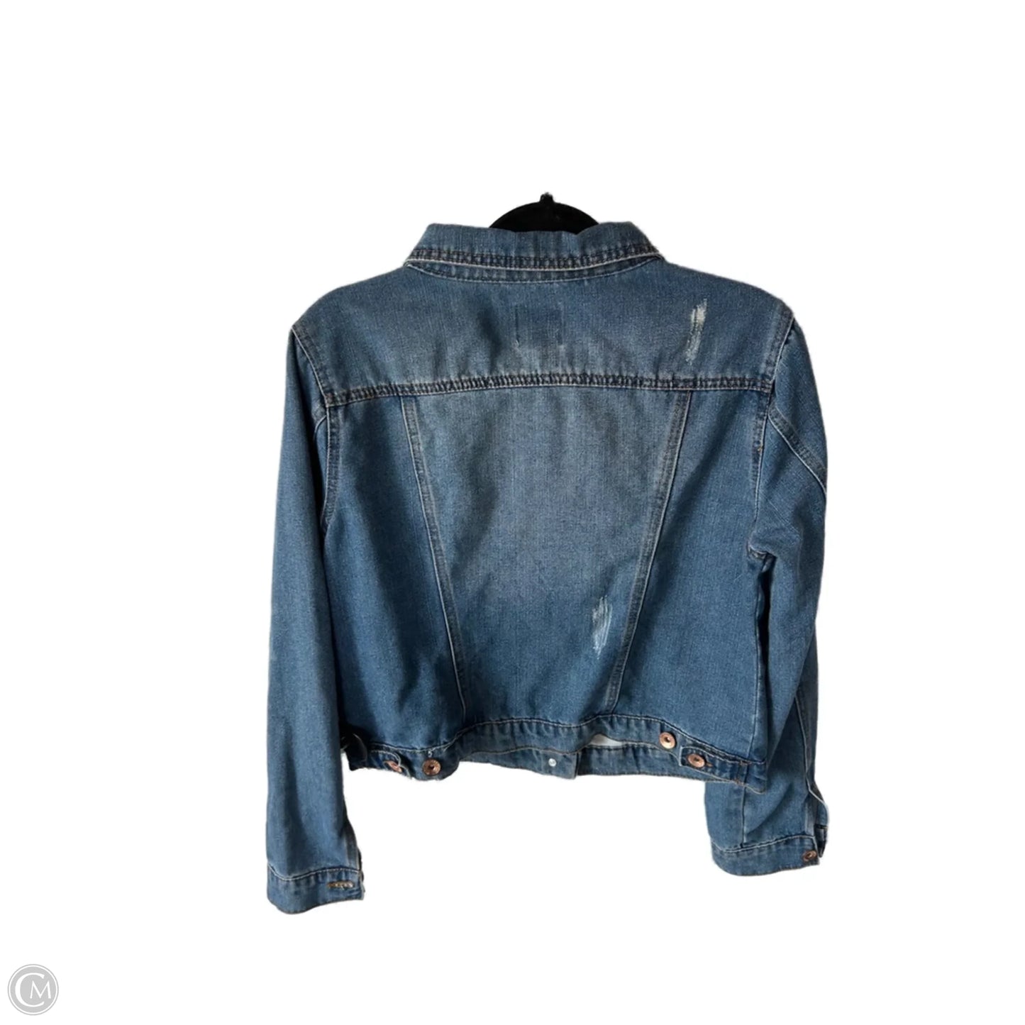 Jacket Denim By Ci Sono In Blue Denim, Size: Xl