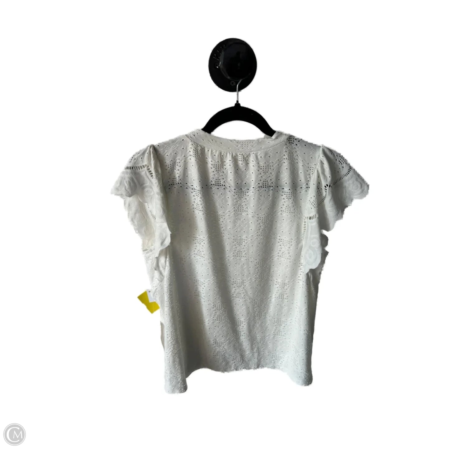 Top Short Sleeve By Urban Romantics In White, Size: L