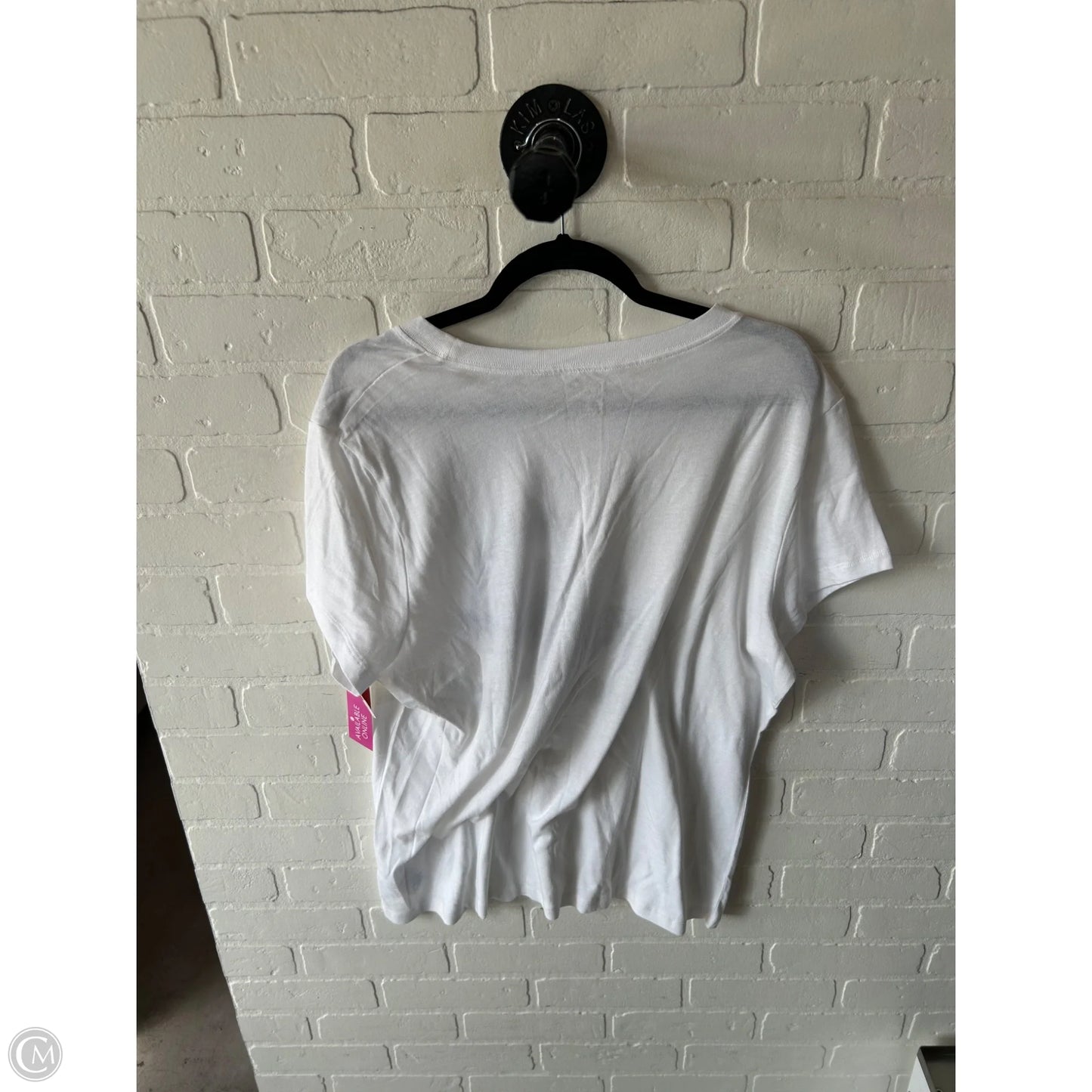 Top Short Sleeve Basic By Tommy Hilfiger In White, Size: Xxl