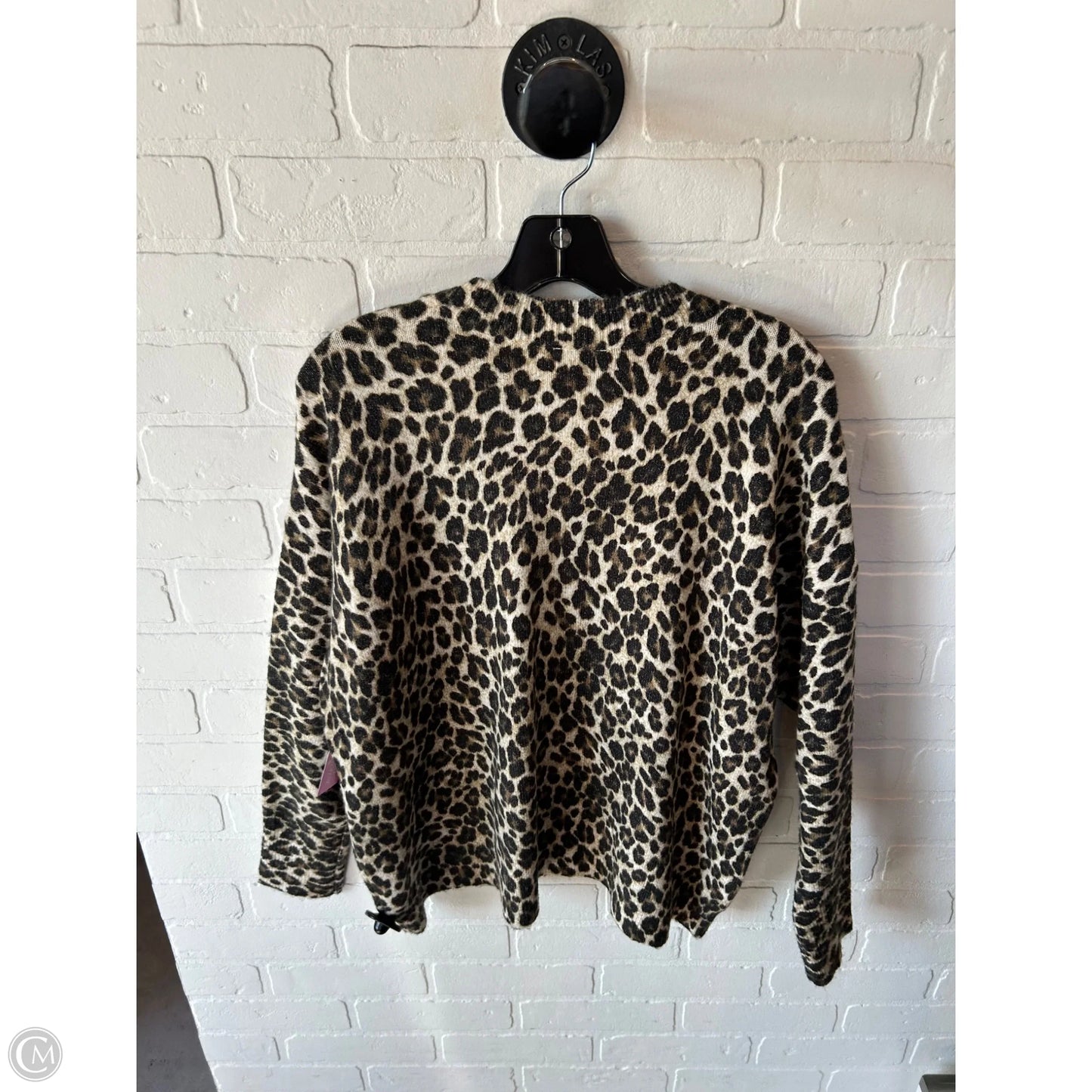 Sweater By Vince Camuto In Animal Print, Size: M