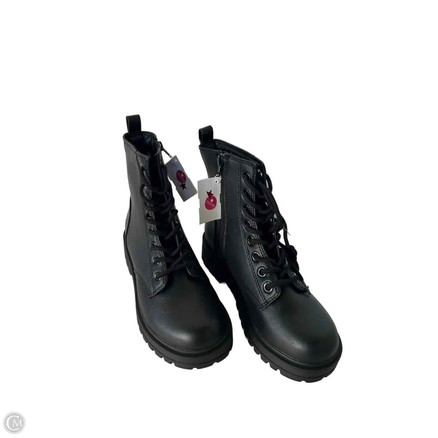 Boots Combat By Soda In Black, Size: 7.5