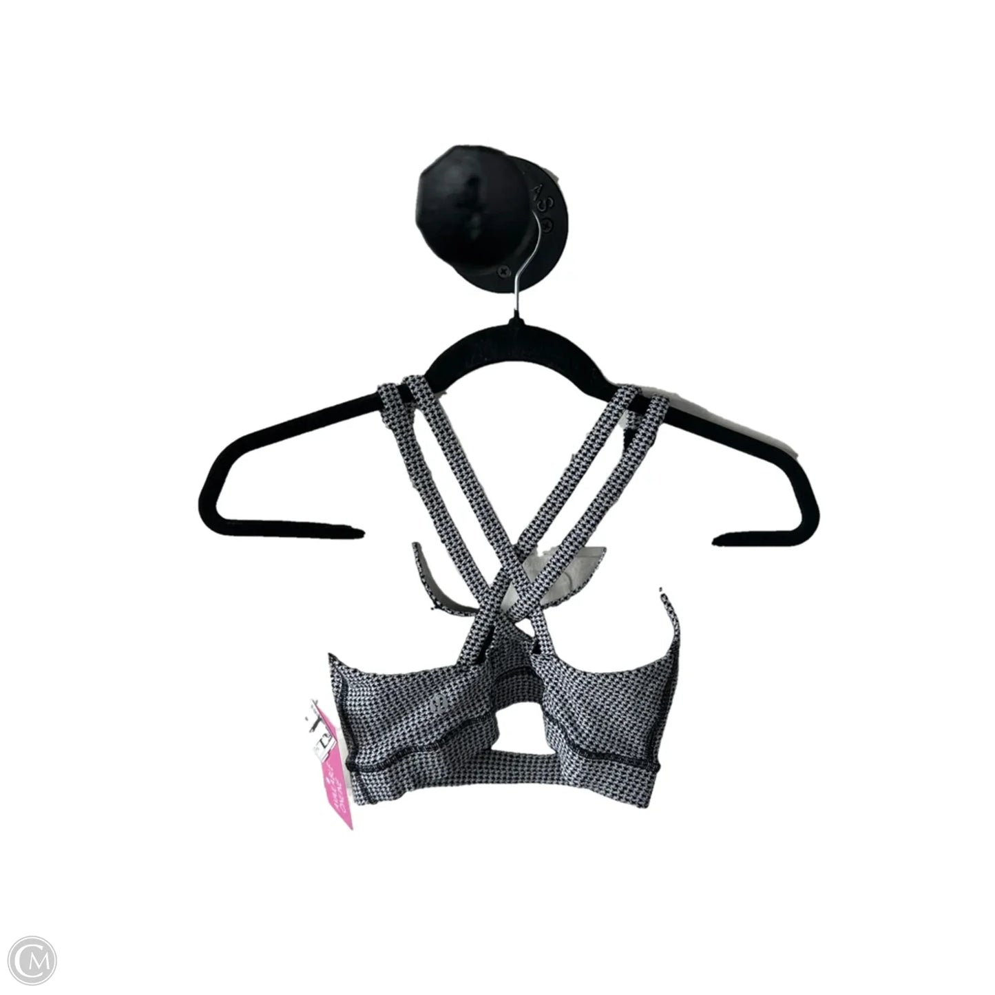 Athletic Bra By Lululemon In Black & White, Size: S