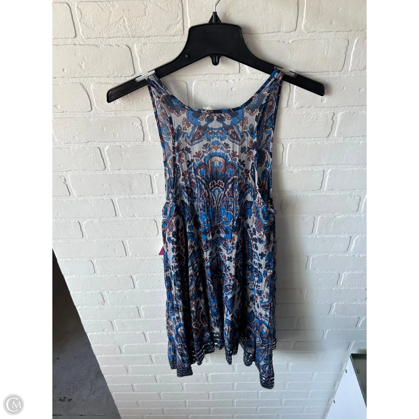 Tunic Sleeveless By Free People In Blue, Size: S