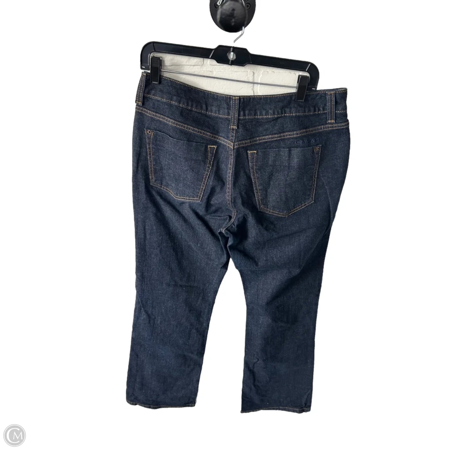 Jeans Straight By Dkny In Blue Denim, Size: 14l
