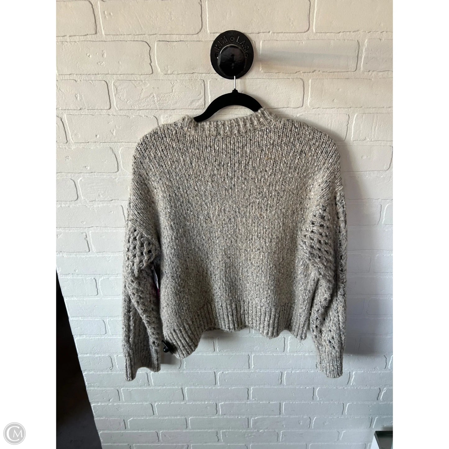 Sweater By Joie In Grey & Tan, Size: Xs