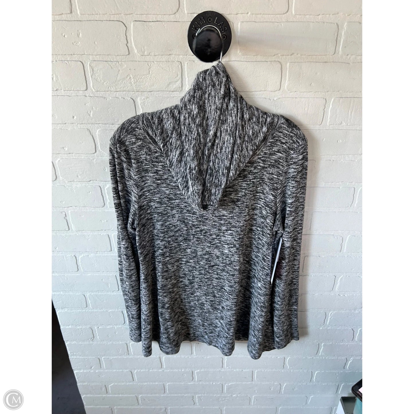 Top Long Sleeve By Alya In Grey, Size: M