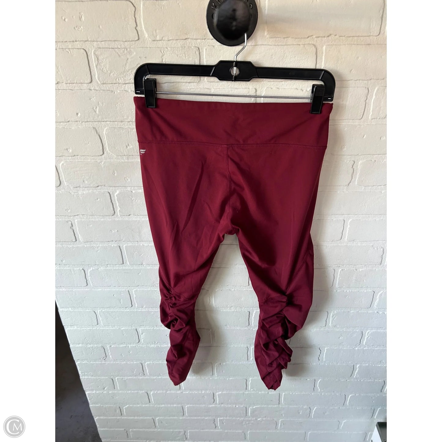 Athletic Leggings Capris By Fabletics In Red, Size: 8
