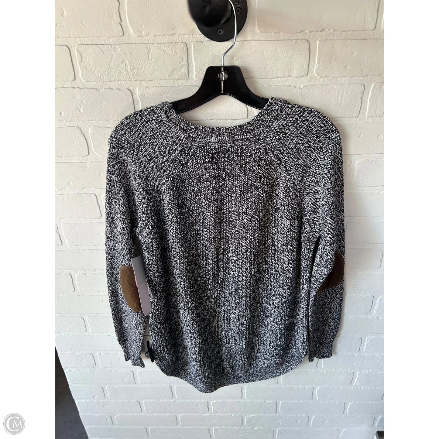 Sweater By Rd Style In Black & White, Size: M
