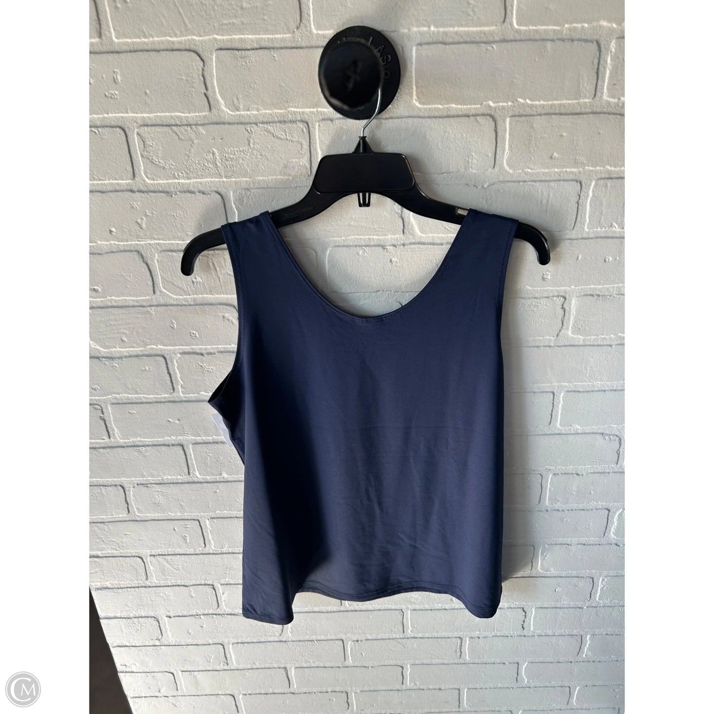 Top Sleeveless Basic By Chicos In Blue, Size: L