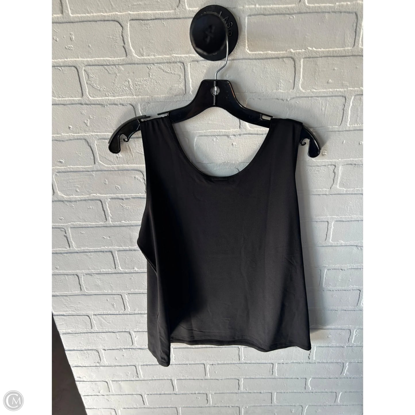 Top Sleeveless Basic By Chicos In Black, Size: L