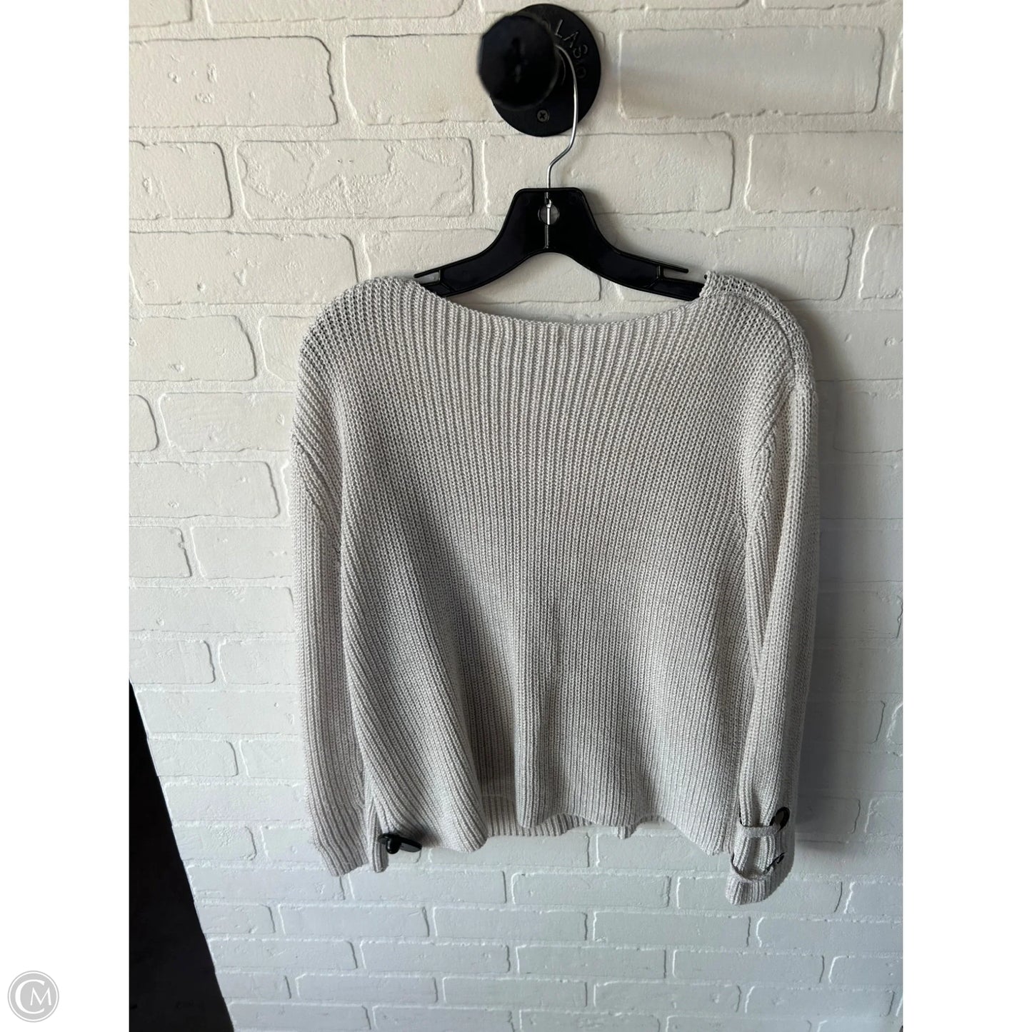 Sweater By Miracle In Grey, Size: S