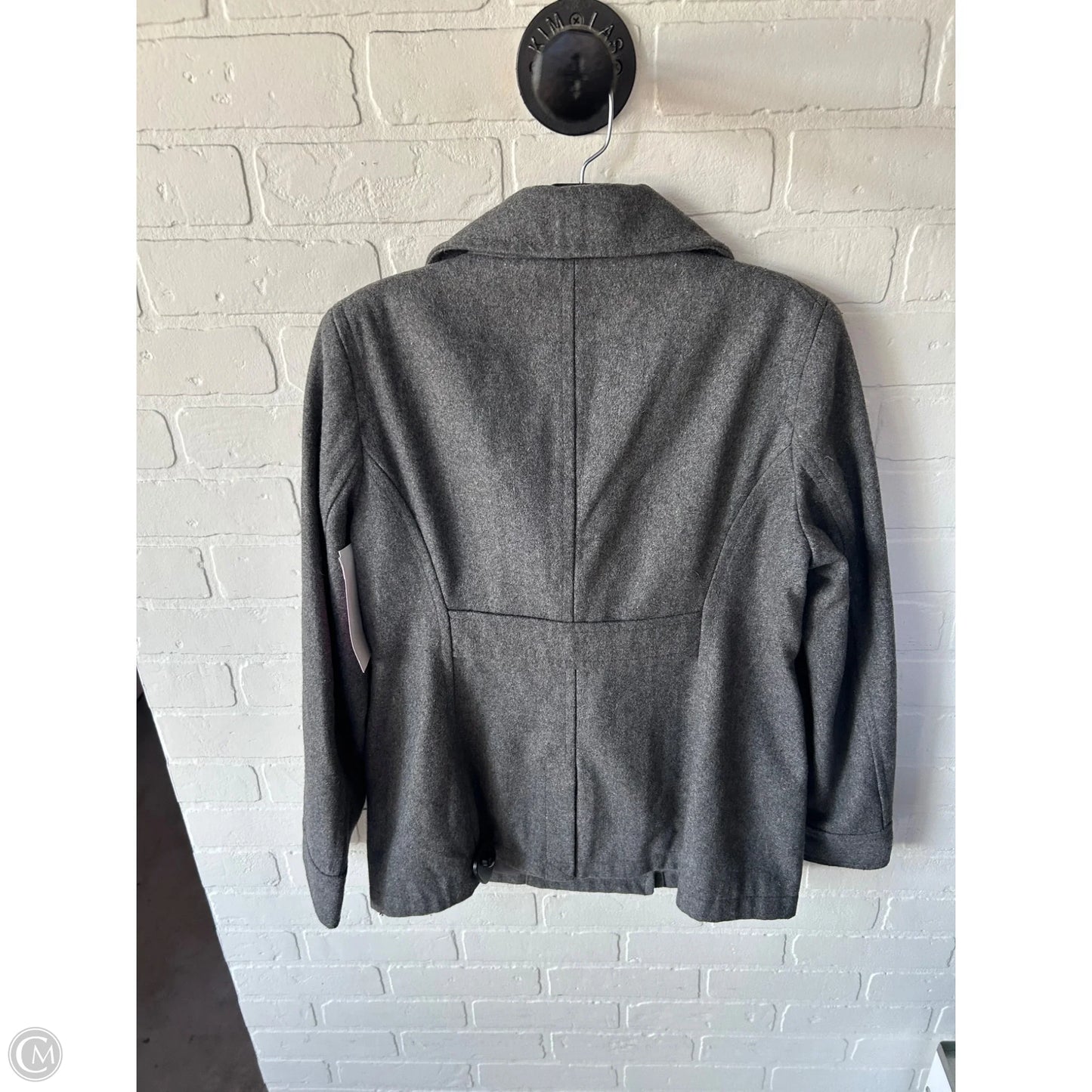 Coat Peacoat By Old Navy In Grey, Size: S