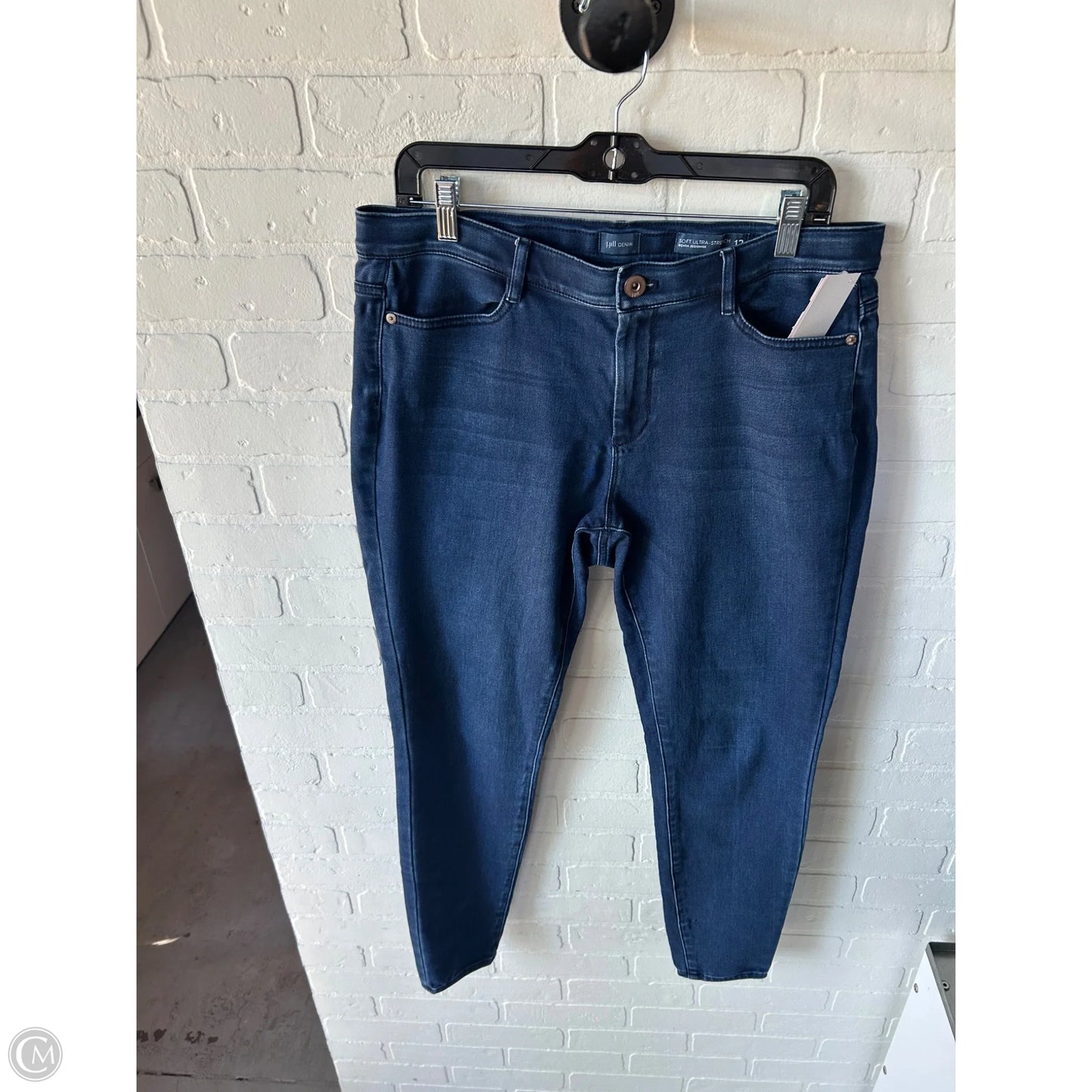 Jeans Skinny By J. Jill In Blue Denim, Size: 12