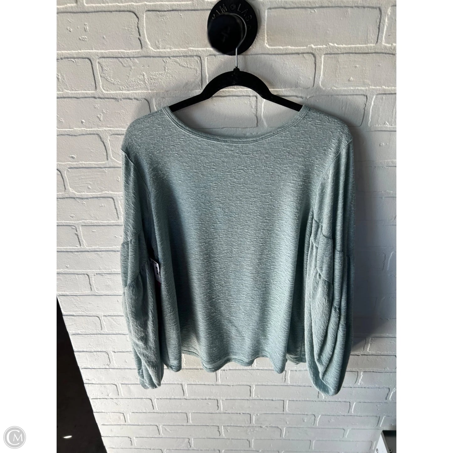 Top Long Sleeve By Ces Femme In Blue, Size: S