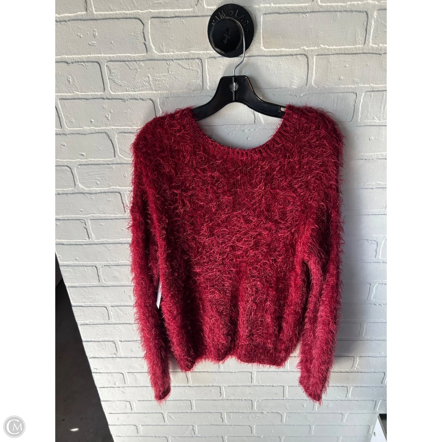 Sweater By Apt 9 In Red, Size: L