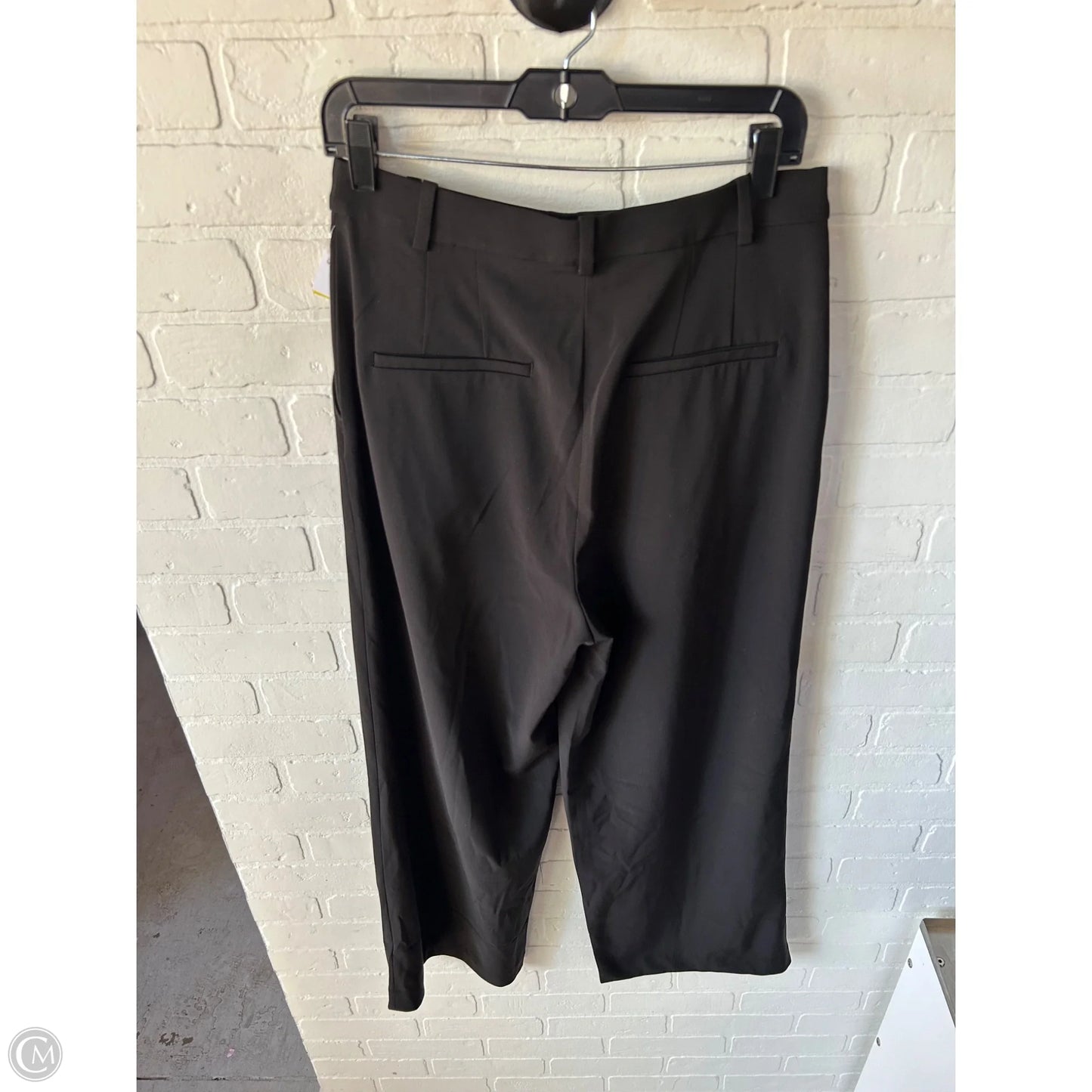 Pants Wide Leg By H&m In Black, Size: 8