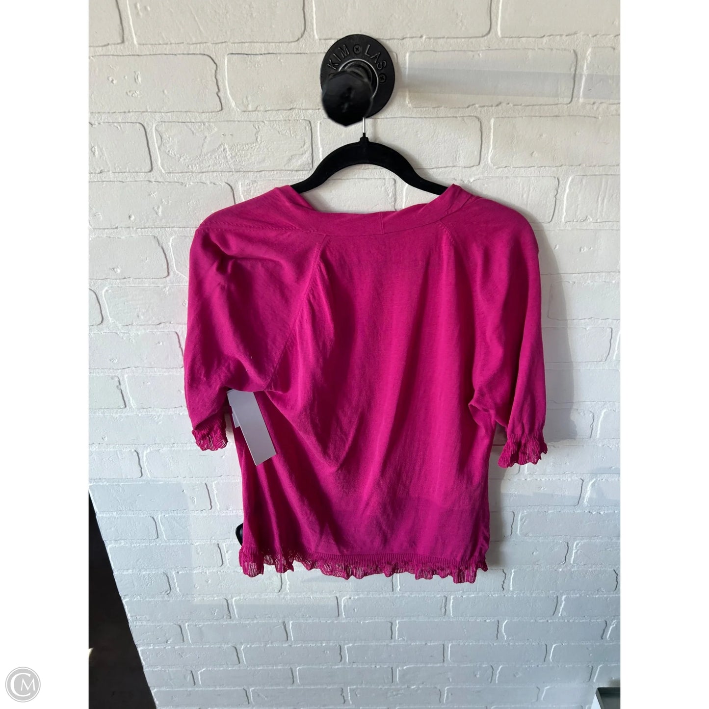 Sweater Designer By Lafayette 148 In Pink, Size: L