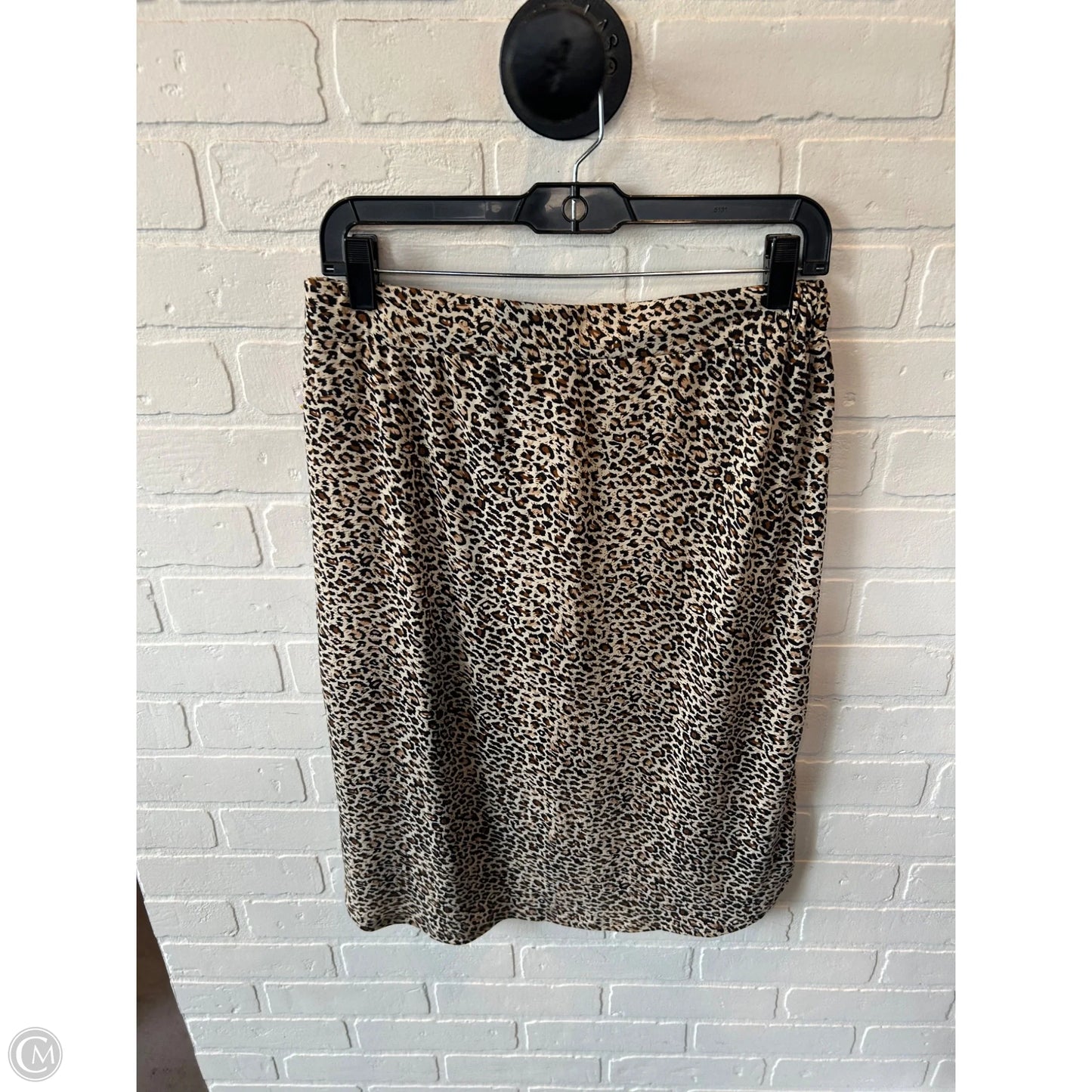 Skirt Midi By Tickled Teal In Animal Print, Size: 8