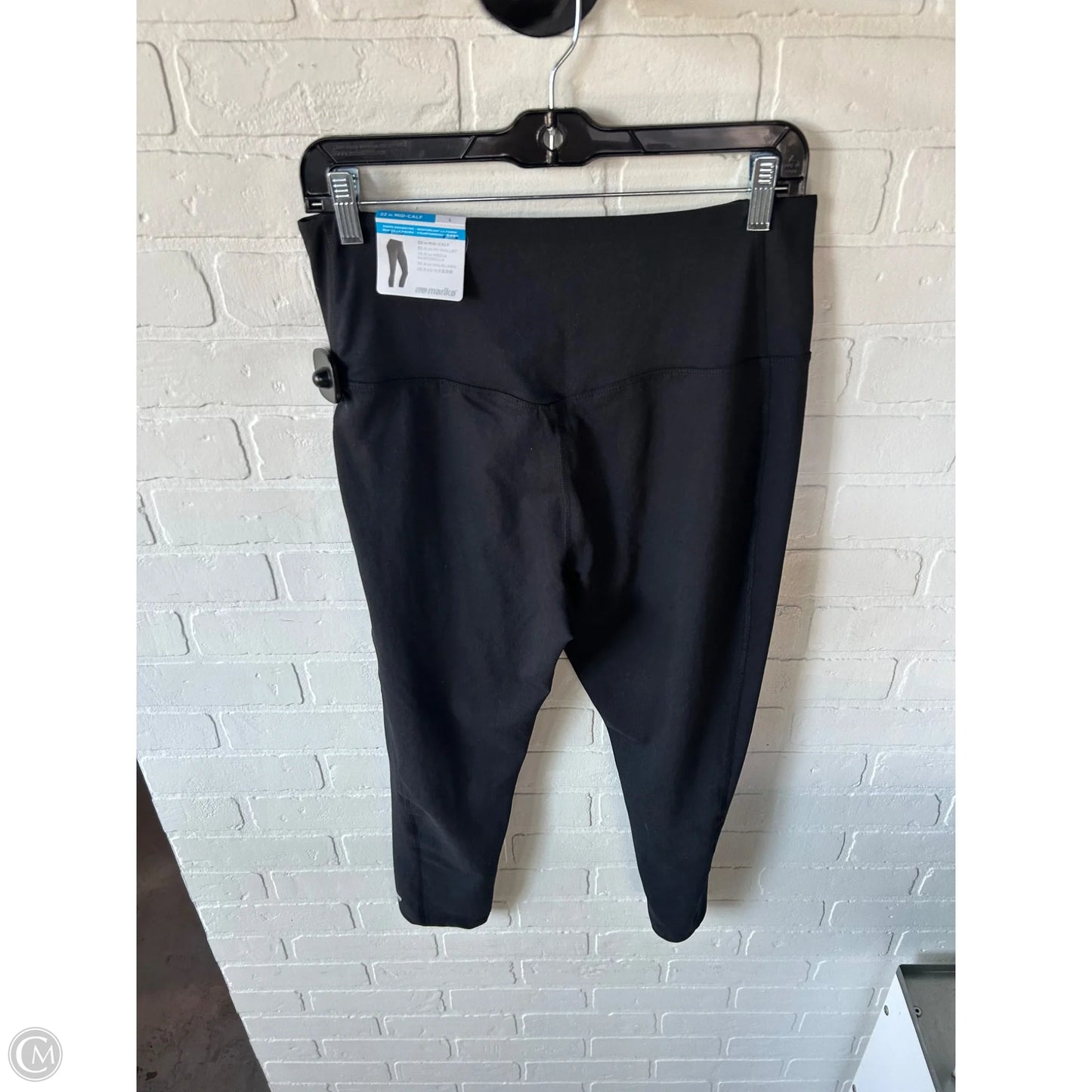Athletic Leggings By Marika In Black, Size: 12