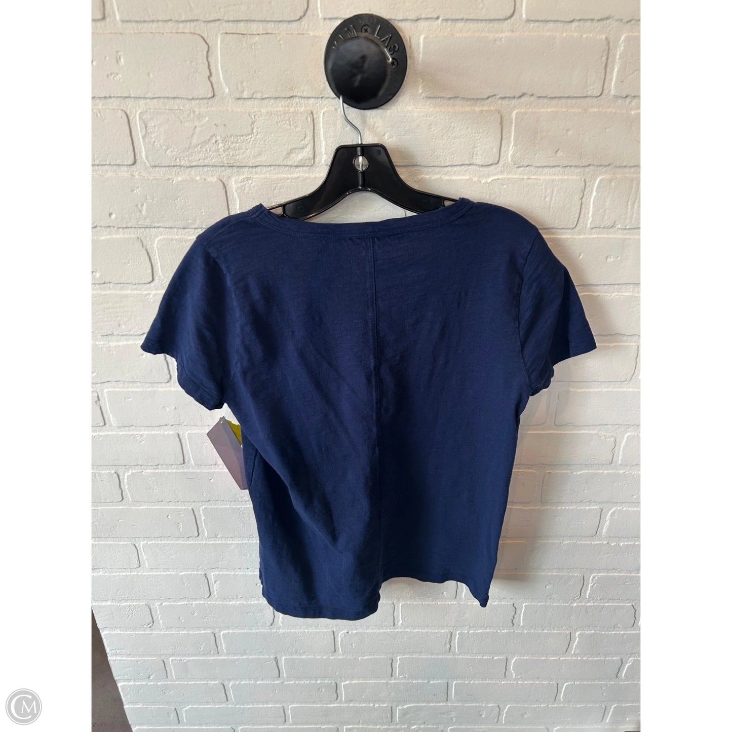 Top Short Sleeve Basic By J. Crew In Blue, Size: M