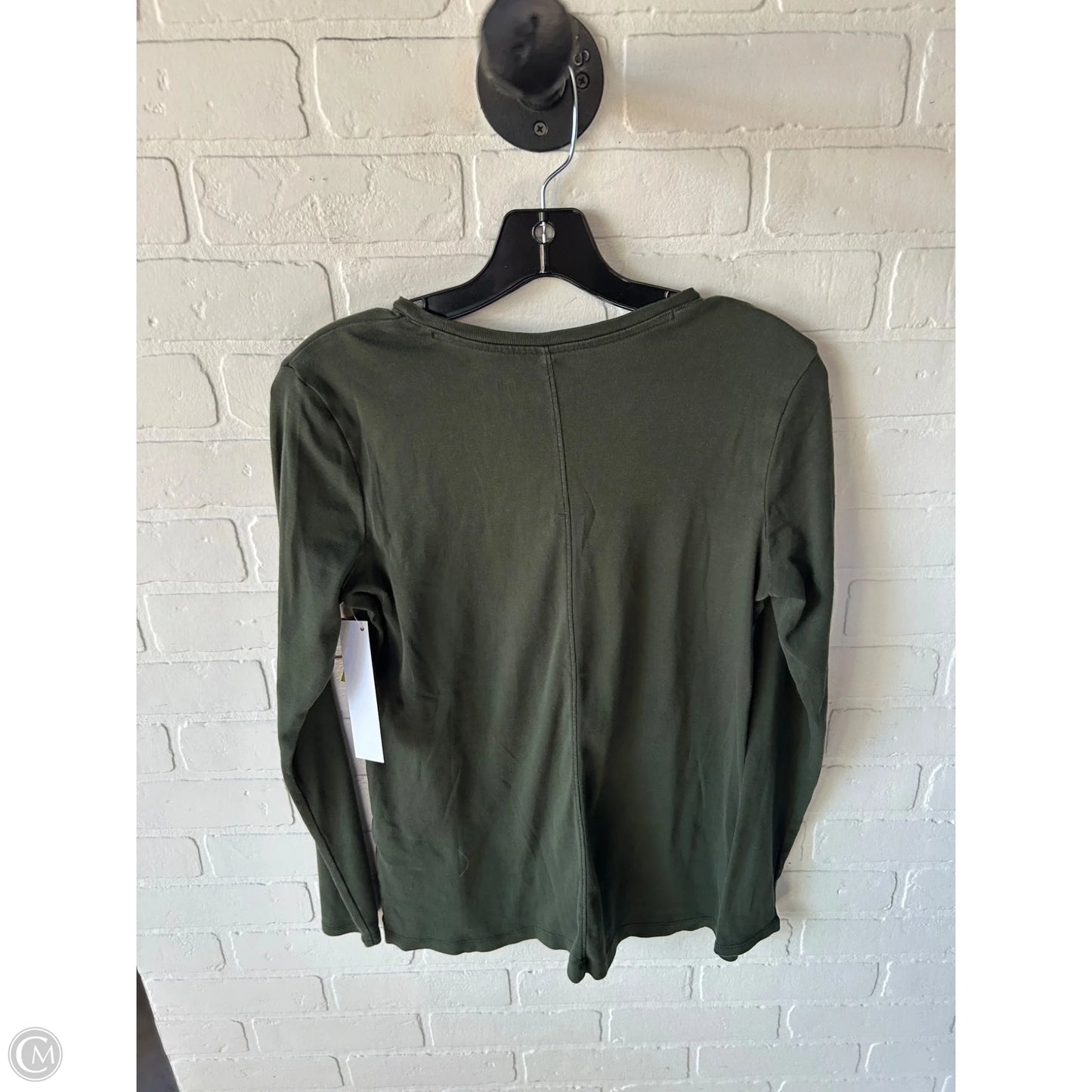 Top Long Sleeve Basic By J. Jill In Green, Size: S