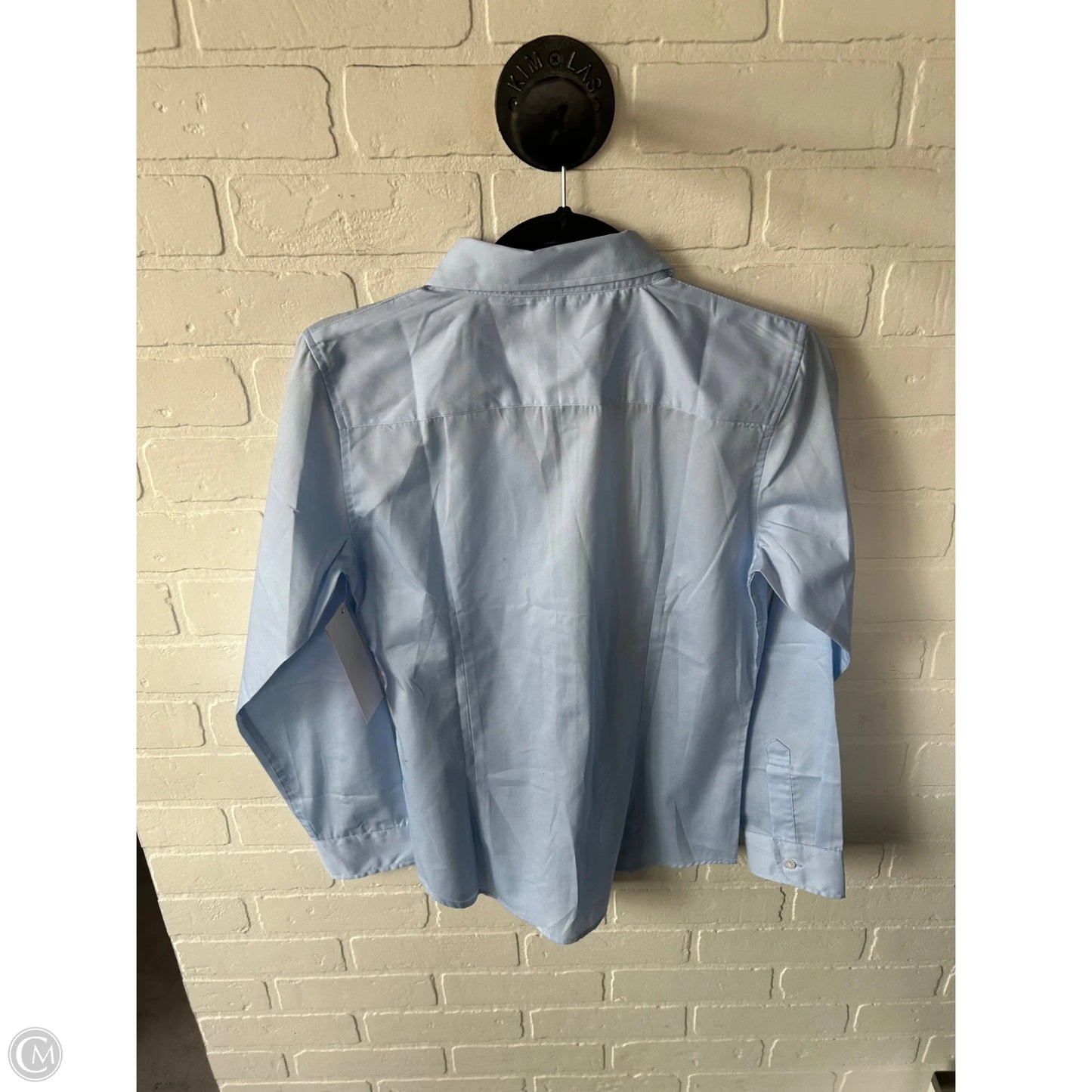 Top Long Sleeve By Cme In Blue, Size: Xs