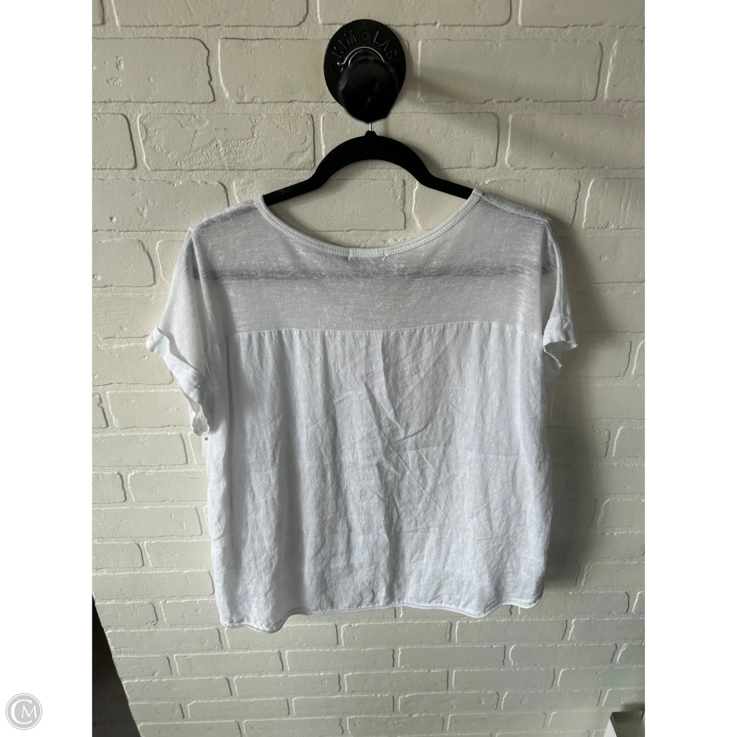 Top Short Sleeve By M Made In Italy In White, Size: M