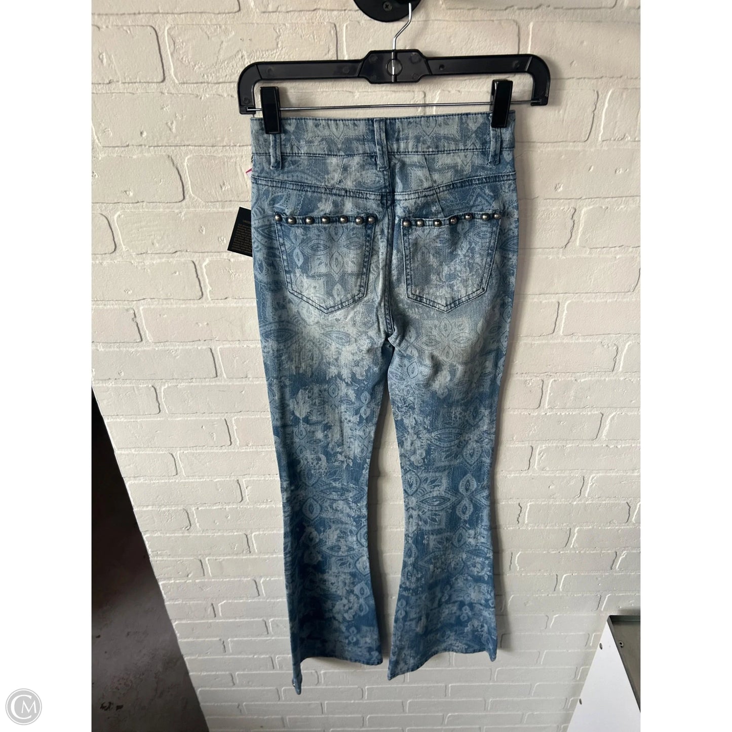 Jeans Flared By Afrm In Blue Denim, Size: 0