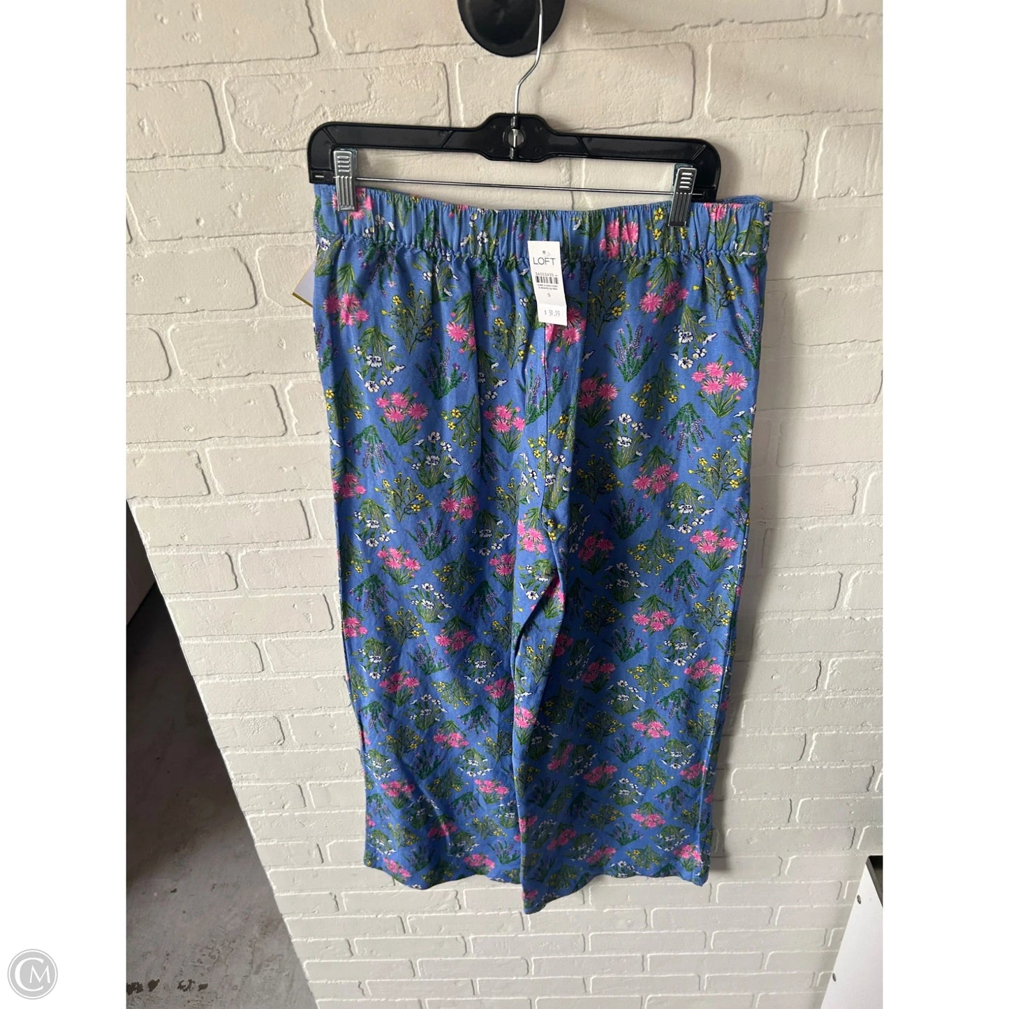 Pants Wide Leg By Loft In Blue & Green, Size: 4
