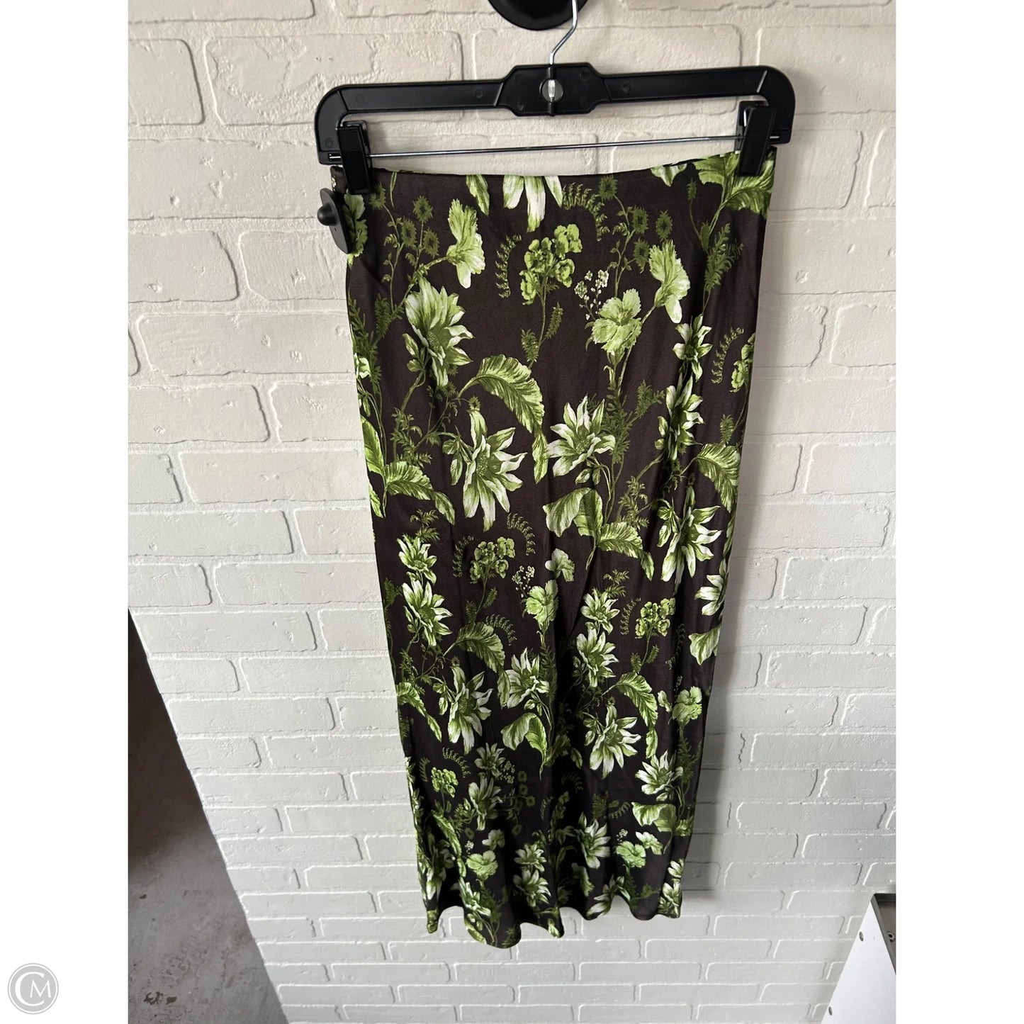 Skirt Maxi By Anthropologie In Brown & Green, Size: 0p
