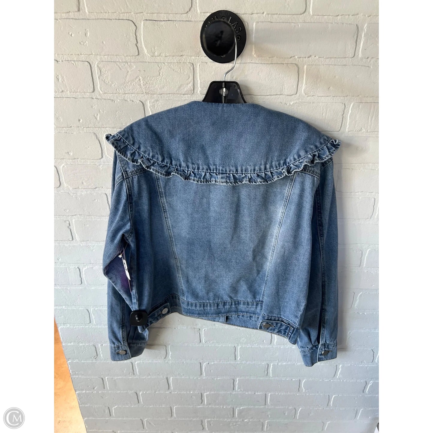 Jacket Denim By Mable In Blue Denim, Size: S