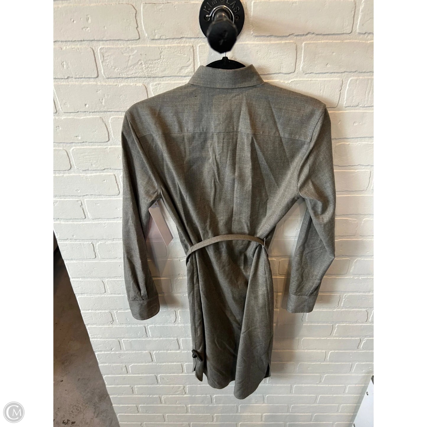 Dress Casual Midi By Ralph Lauren Black Label In Grey, Size: Xs