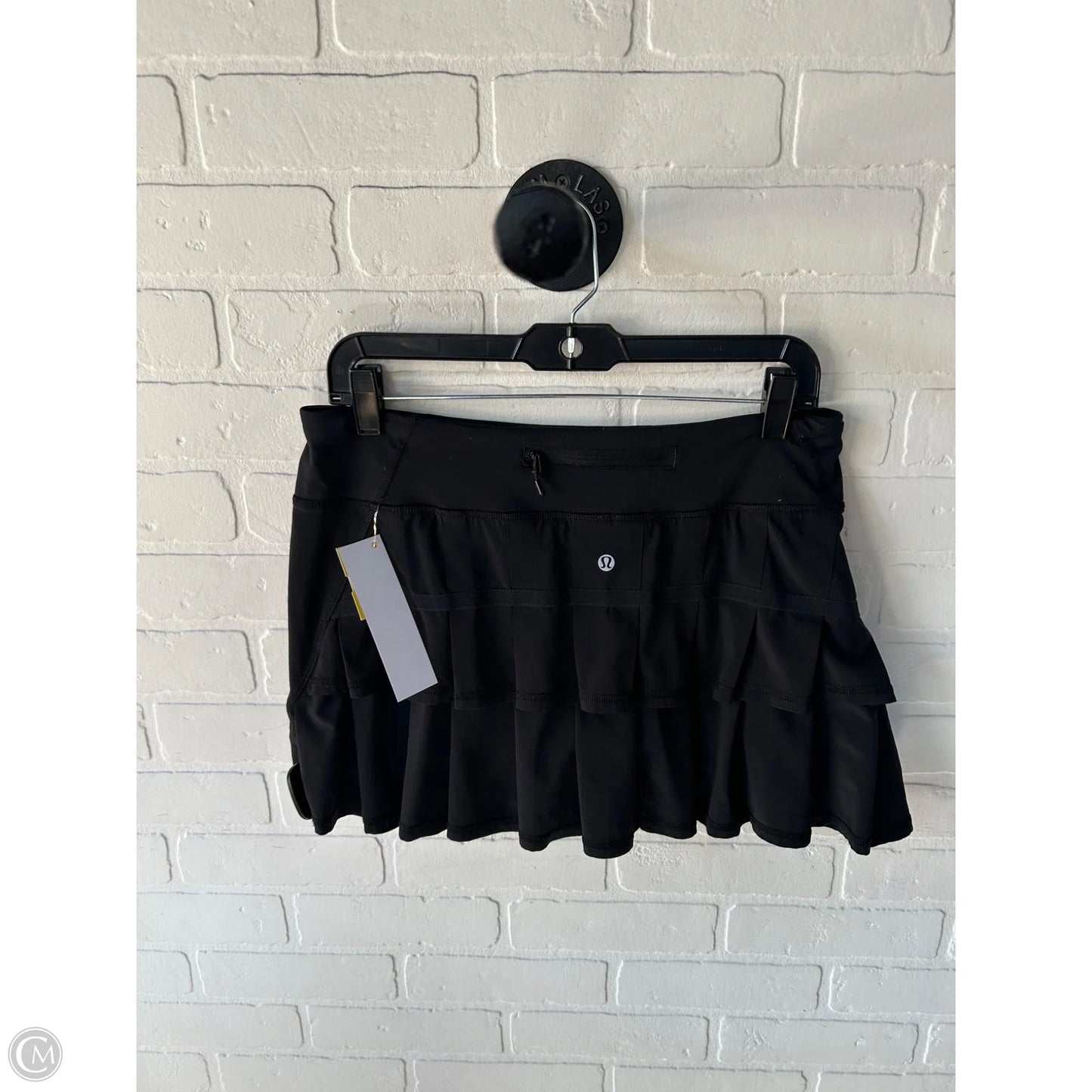 Athletic Skort By Lululemon In Black, Size: 8