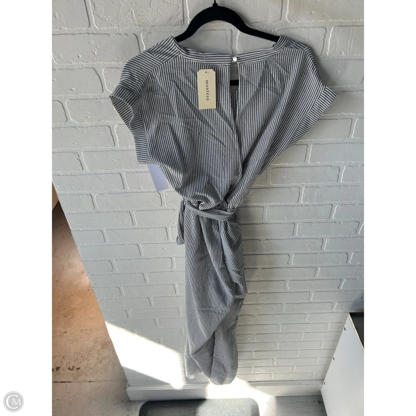 Jumpsuit By Monteau In Grey & White, Size: L