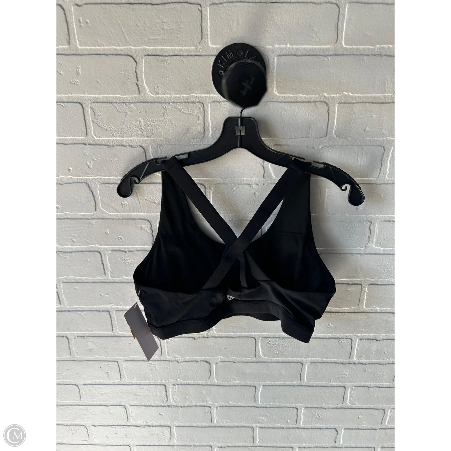 Athletic Bra By Clothes Mentor In Black, Size: Xl