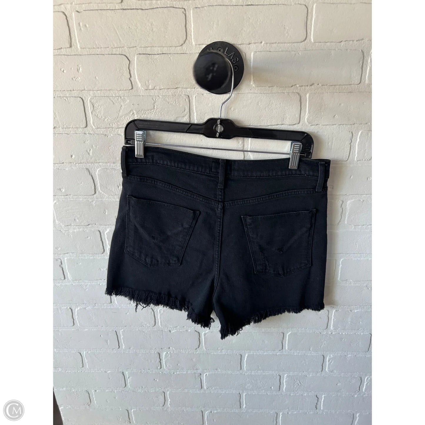 Shorts By Hudson In Black Denim, Size: 10