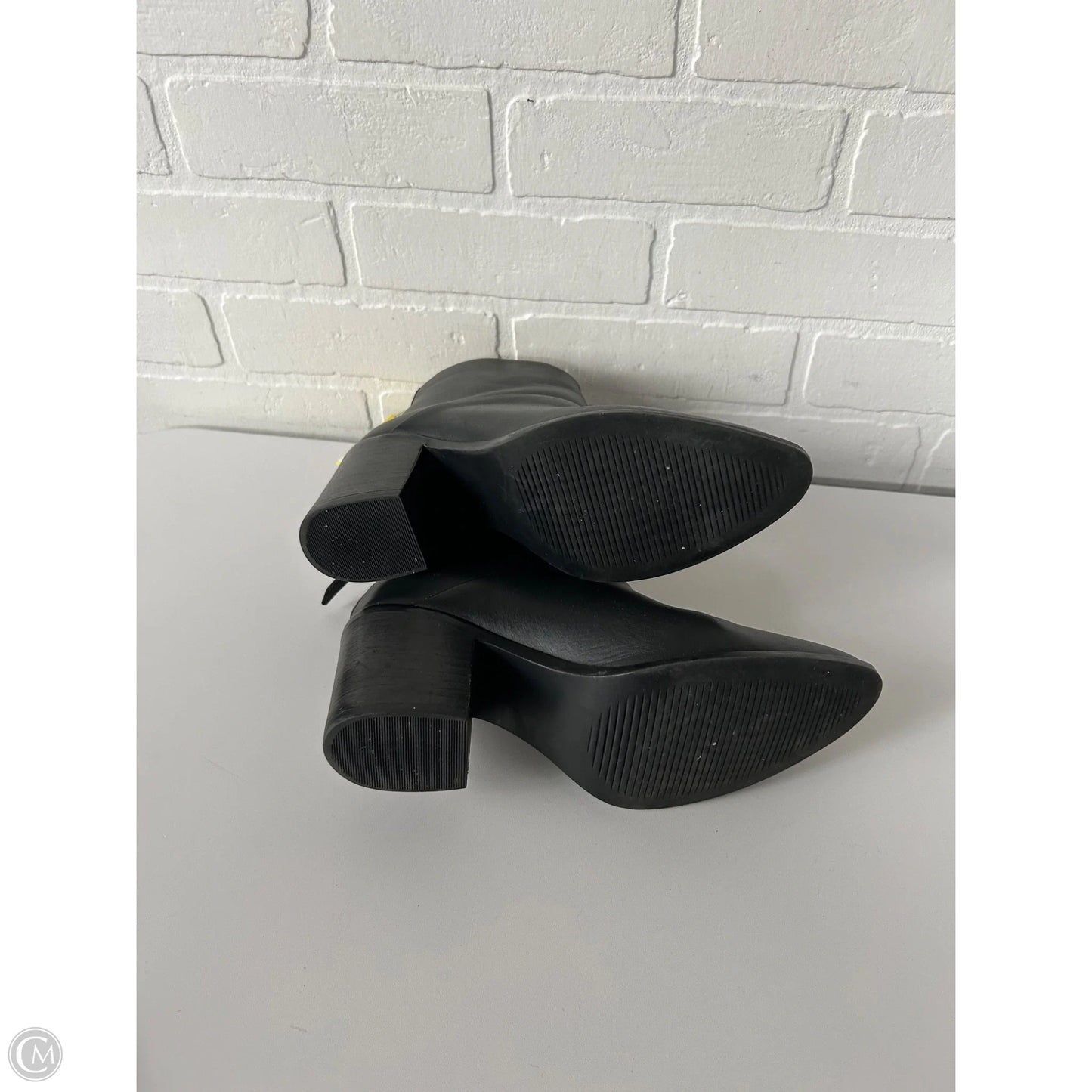 Boots Ankle Heels By Cma In Black, Size: 9