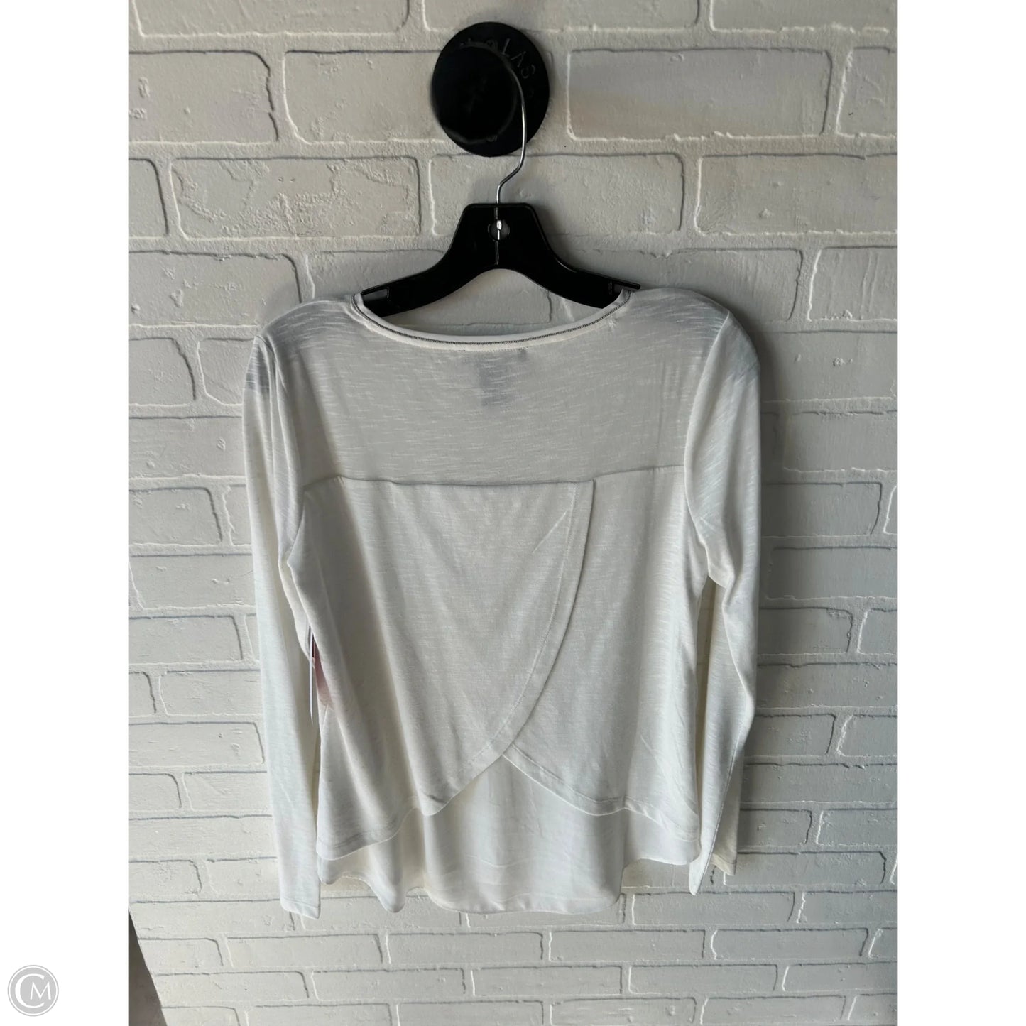 Top Long Sleeve By White House Black Market In White, Size: S
