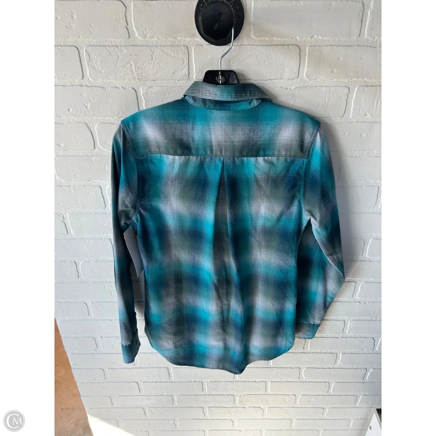 Top Long Sleeve By Eddie Bauer In Blue, Size: Xs